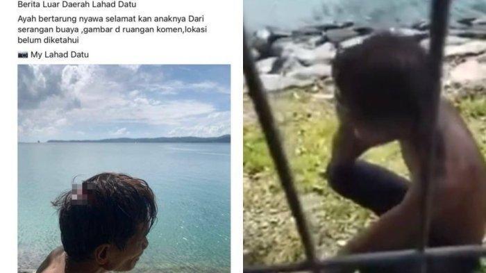 Ayah pilu anaknya tewas dimakan buaya (Mstar)