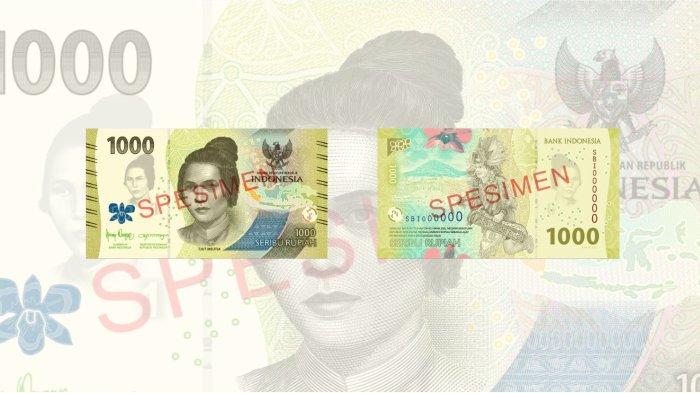 Uang Rupiah kertas Rp 1.000 Tahun Emisi 2022