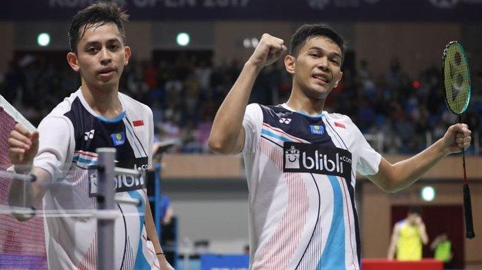 Pasangan ganda putra Indonesia, Fajar Alfian/Muhammad Rian Ardianto