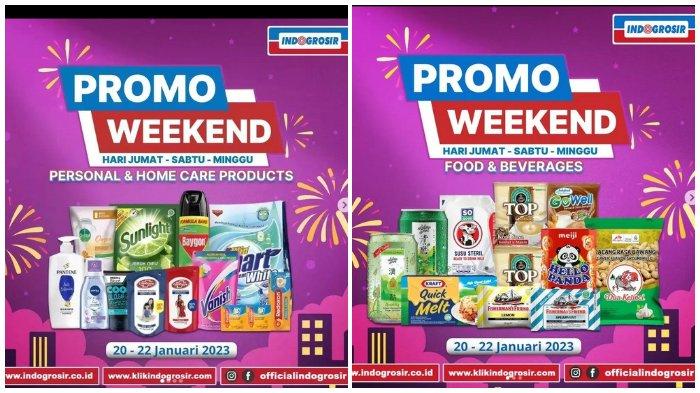 Halo Sobat Indogrosir, Promo weekend udah ada lagi nih! Yuk lihat promo menarik di Indogrosir!