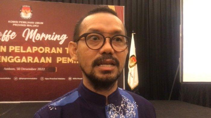 Ketua KPU Provinsi Maluku, Syamsul Rifan Kubangun