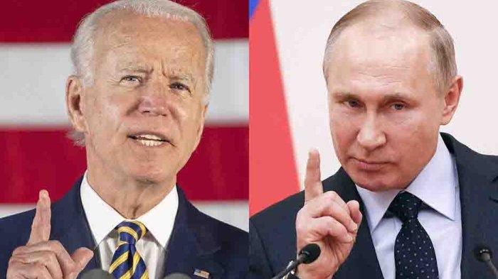 Presiden AS Joe Biden dan Presiden Rusia Vladimir Putin