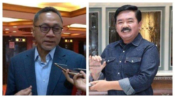 Ketum PAN Zulkifli Hasan dan Mantan Panglima TNI Hadi Tjahjanto - Pengamat menilai penunjukan Zulhas menjadi Mendag dan Hadi Tjahjanto menjadi Menteri ATR/APBN ada unsur politis.