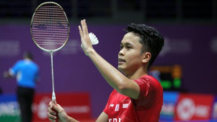 Cedera yang dialami Anthony Ginting pada turnamen Jepang Open 2022 sudah mulai berangsur pulih