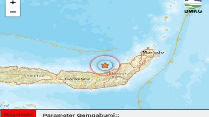 Infografis gempa bumi Laut Sulawesi. Gempa bumi M3.5 Skala Richter (SR) wilayah perbatasan antara Gorontalo dan Sulawesi Utara (Sulut) pada Sabtu 3 September 2022 pukul 15.35 Wita.