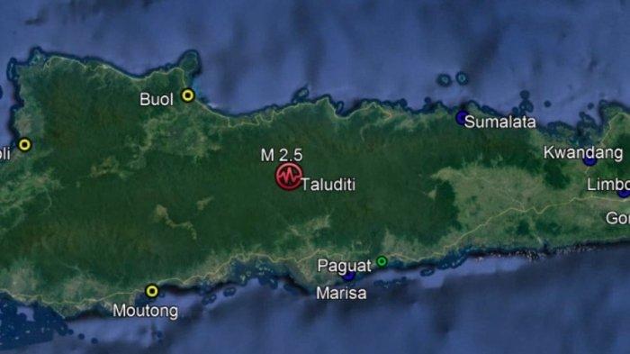 Info gempa Gorontalo. Gorontalo diguncang lima kali gempa bumi dalam kurun waktu tiga hari terakhir, Rabu hingga Jumat (27-29/7/2022).
