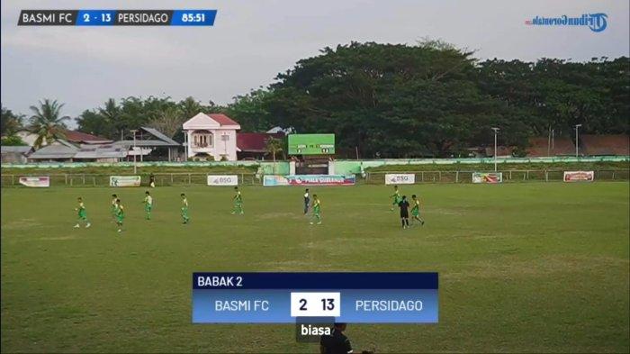 Persidago vs Basmi FC di penyisihan grup B Liga 3 Gorontalo