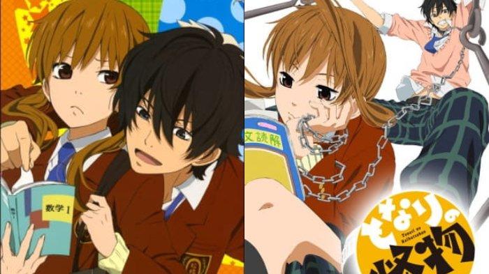 Poster serial anime Tonari no Kaibutsu-kun atau My Little Monster yang termasuk dalam 3 daftar rekomendasi serial anime bergenre Shoujo yang tayang selain di anoBoy.