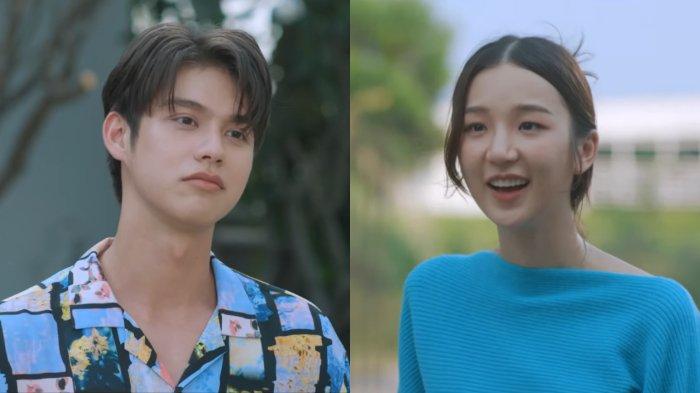 Bright Vachirawit Chivaaree dan Thanaerng Kanyawee Songmuang dalam drama Thailand Good Old Days episode 8 yang tayang di kanal YouTube GMMTV OFFICIAL dan platform streaming Disney+ Hotstar pada Kamis (1/9/2022).