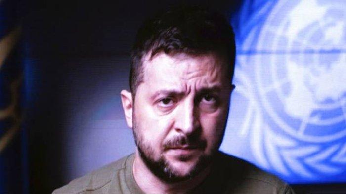 Presiden Ukraina Volodymyr Zelenskyy dalam video di Majelis Umum PBB, Rabu (21/9/2022), menegaskan tak akan ada perdamaian dengan Rusia setelah melakukan mobilisasi militer.