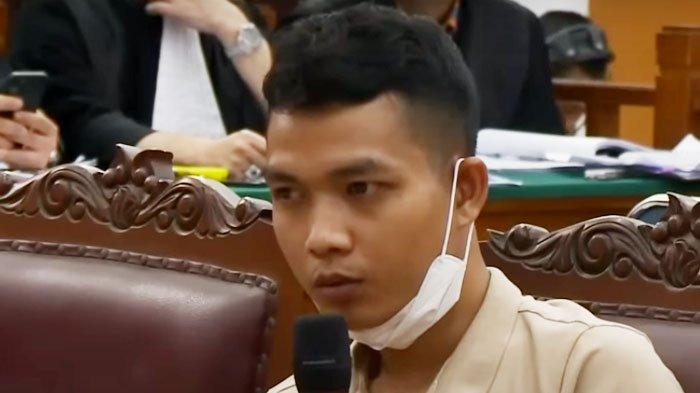 Diryanto alias Kodir saat menjadi saksi di PN Jakarta Selatan, Kamis (3/11/2022)
