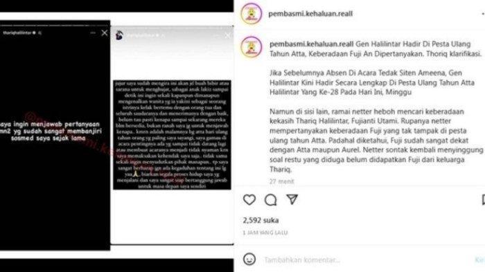 Postingan akun gosip