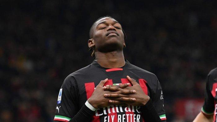 Selebrasi Rafael Leao di AC Milan menirukan Cristiano Ronaldo yang merupakan rekan setimnya di timnas Portugal