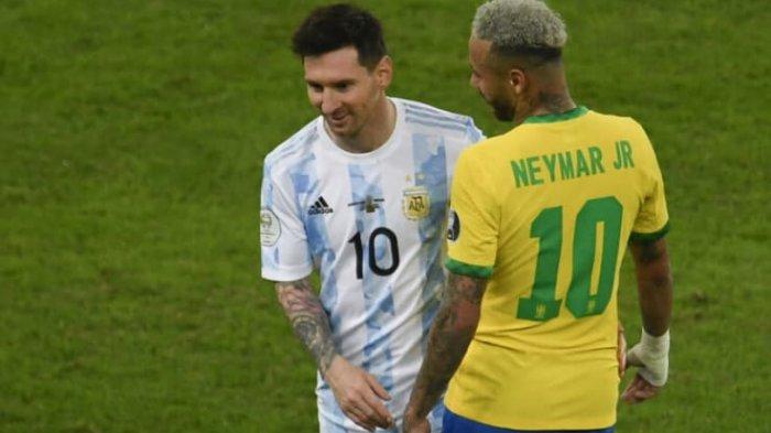 Bintang Pasris Saint Germain, Lionel Messi dan Neymar kala Bersua di Kualifikasi Piala Dunia