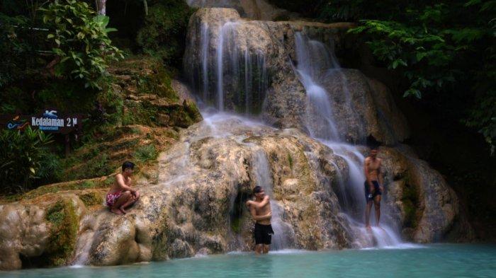 Ekowisata Sungai Mudal di Kabupaten Kulon Progo, Daerah Istimewa Yogyakarta.