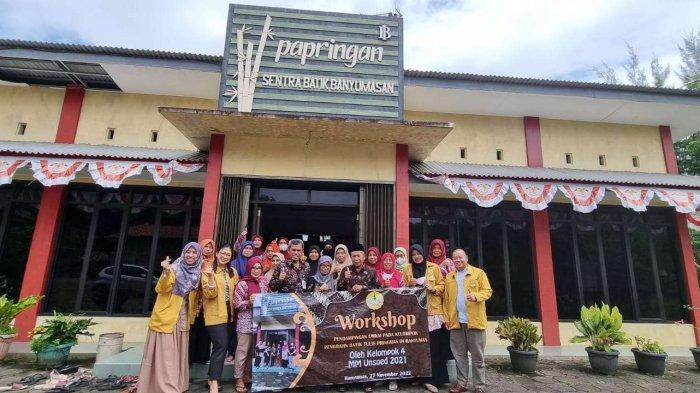 Mahasiswa MM UNSOED Gelar Workshop Manajemen Sdm Dan Digital Marketing Untuk Umkm Batik Pringmas