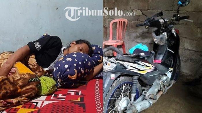 Siswadi, warga Dukuh Panderejo, RT 01, RW 01, Desa Paras, Kecamatan Cepogo yang dibegal di Dukuh Pule, Desa Jelok, Kecamatan Cepogo, jalan Solo-Selo- Borobudur (SSB).