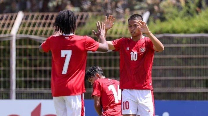 Striker timnas U-19 Indonesia, Hokky Caraka, menduduki top skor sementara Piala AFF U-19 2022.