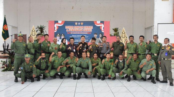Kegiatan pelatihan peningkatan kapasitas anggota Satlinmas Wonosobo, Selasa (20/12/2022).
