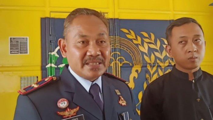 Kepala Rumah Tanahan (Rutan) Kelas II B Blora, Tri Joko Yuwono saat ditemui tribunmuria.com di kantornya.