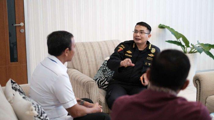kunjungan Ditreskrimsus Polda Jawa Tengah, Kombes Pol. Dwi Subagio ke KPPBC TMP Tanjung Emas, Selasa (09/08/2022).