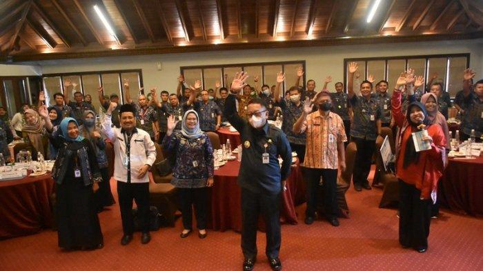 Rapat koordinasi OPD di Hotel Laras Asri Salatiga, Selasa (6/12/2022).