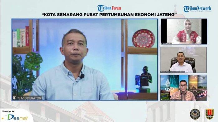 Menteri Pariwisata dan Ekonomi Kreatif RI Sandiaga Salahuddin Uno mengawali acara Tribun Forum, Rabu (18/5). Acara ini mengusung tema