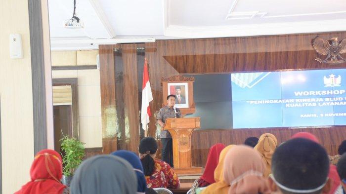 Sekda Kabupaten Pekalongan M Yulian Akbar di aula lantai 1 Kantor Sekretariat Daerah Kabupaten Pekalongan, Kamis (3/11/2022).