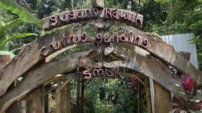 Suasana lokasi wisata Curug Gending Asmoro di Dusun Tompogunung, Desa Kalongan, Kecamatan Ungaran Timur, Kabupaten Semarang.