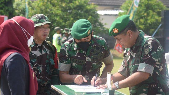 Upacara Penutupan program TMMD Reguler di Desa Kebonagung, Demak.