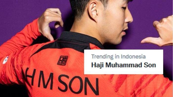 Potret Son Heung-min, Kapten Timnas Korea Selatan (Korsel). Trending di Twitter disebut-sebut sebagai 'Haji Muhammad Son' oleh warganet di Indnesia.