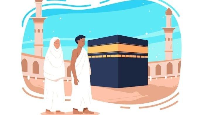 Ilustrasi ibadah haji.