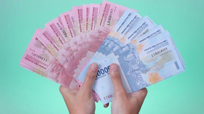 Ilustrasi uang subsidi gaji Rp 1 juta pekerja swasta.
