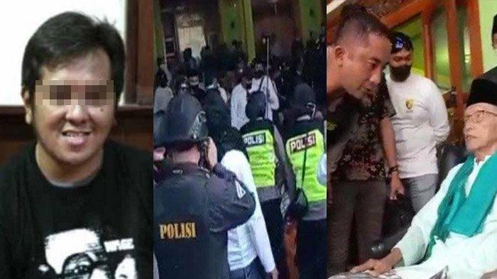 Kolase foto penangkapan MSAT anak Kiai Jombang yang belum tertangkap hingga hari ini, Kamis (7/7/2022).