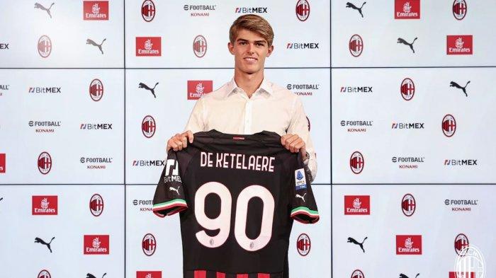 AC Milan secara resmi mengumumkan transfer Charles De Ketelaere dari Club Brugge.