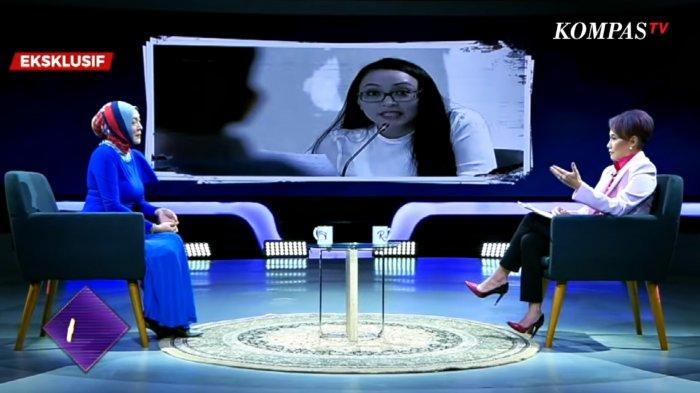 Angelina Sondakh saat diwawancarai Rosiana Silalahi beberapa hari lalu