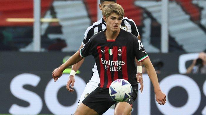Charles De Ketelaere di Liga Italia saat AC Milan vs Udinese di San Siro, Sabtu (13/8/2022).