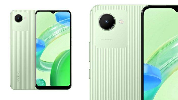 HP Realme C30 varian warna Bamboo Green