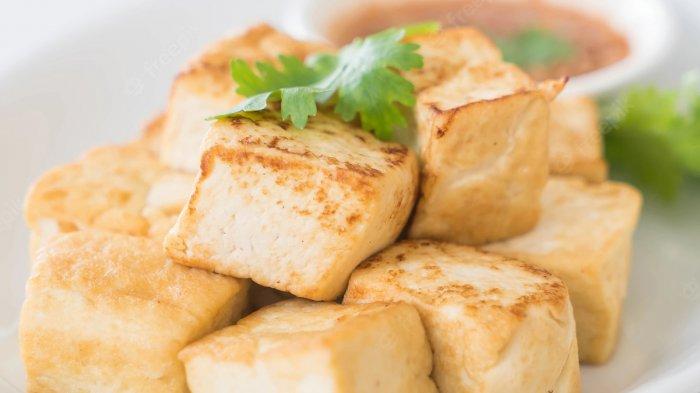 Ilustrasi foto tahu goreng tinggi protein