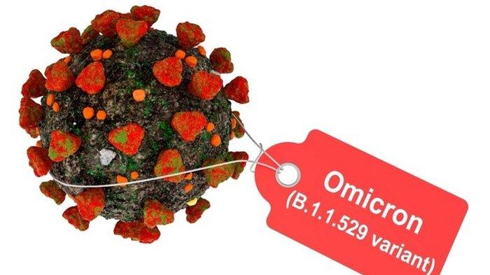Ilustrasi varian Omicron