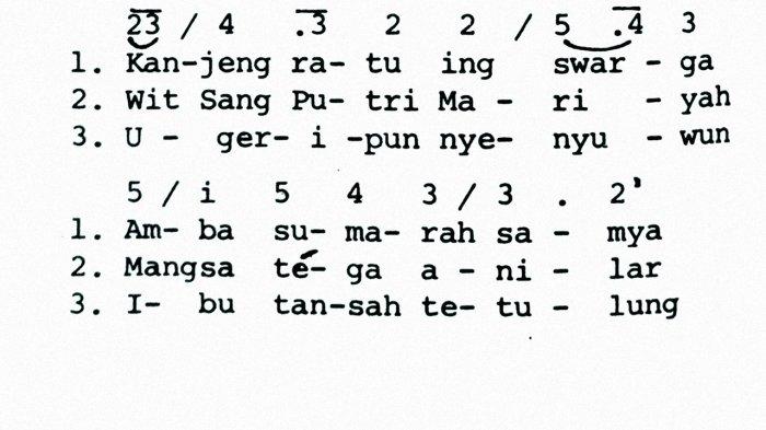 Lirik Lagu Ndherek Dewi Mariyah (Ndherek Dewi Maria) Kidung Adi 440 (part III)