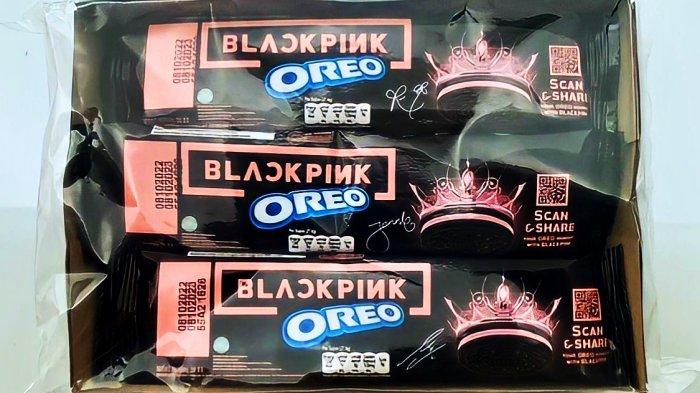 Oreo BLACKPINK varian kemasan warna hitam