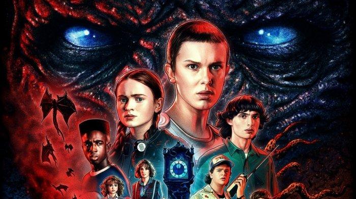 Poster Stranger Things Season 4 bagian atas