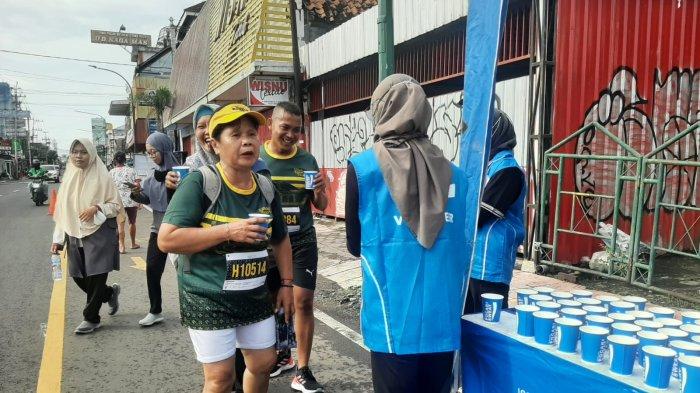 Kemeriahan tersaji di kawasan Stadion Kridosono, Kota Yogyakarta, pada Minggu (27/11/2022)