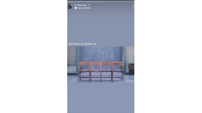 Unggahan kedua Moon Ga Young di Instagram Story soal comeback BIGBANG