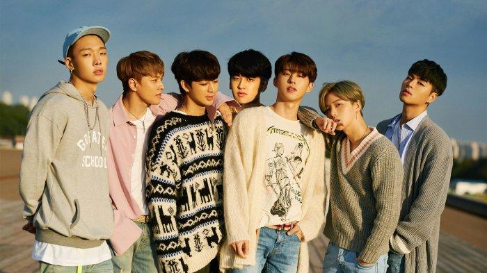 iKON dalam sebuah pemotretan