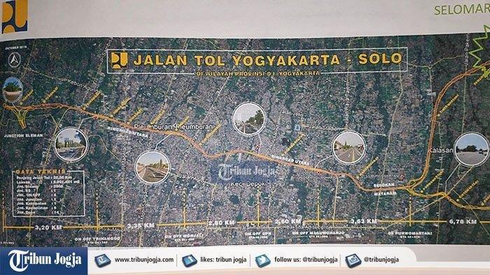 Jalur Tol Yogyakarta-Solo yang melintas di kawasan Yogyakarta