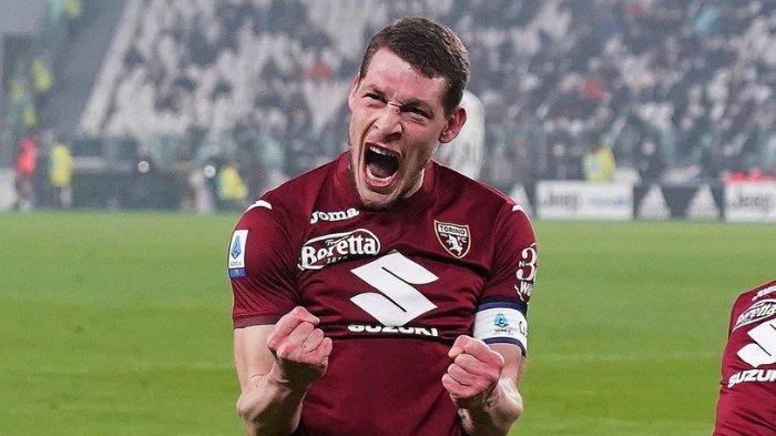 Andrea Belotti eks striker Torino, sebentar lagi bakal diresmikan sebagai pemain baru AS Roma, pelapis Tammy Abraham lini serang Jose Mourinho bersama Paulo Dybala.