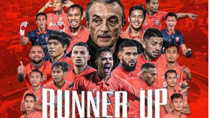 Gagal juara Piala Presiden 2022 usai ditahan imbang Arema FC di Stadion Segiri Samarinda, Borneo FC tetap borong penghargaan, apa saja?