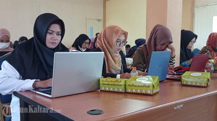 Pelatihan Penulisan Jurnalistik bagi guru PAUD se-Kabupaten Tana Tidung di Kantor Dinas Pendidikan dan Kebudayaan Tana Tidung, Rabu (22/6/2022).(TribunKaltara.com/Risnawati)